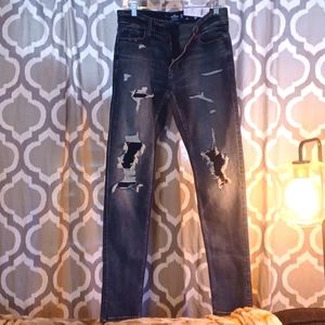 Hollister advanced stretch destroyed jeans w30 L30